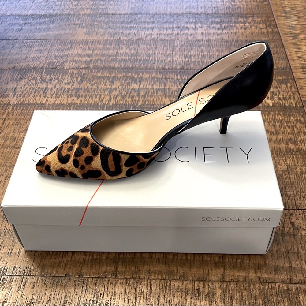 Sole society heels, black, sz 9